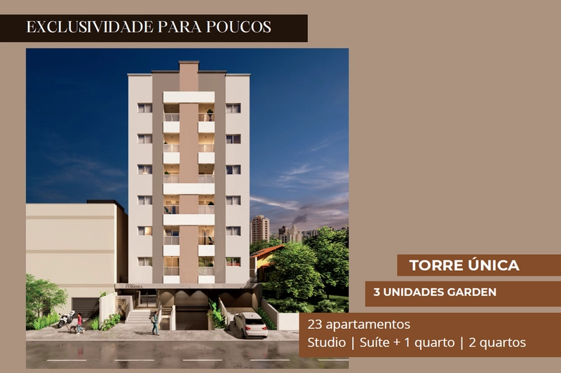 Apto suíte + 1, próximo da entrega!