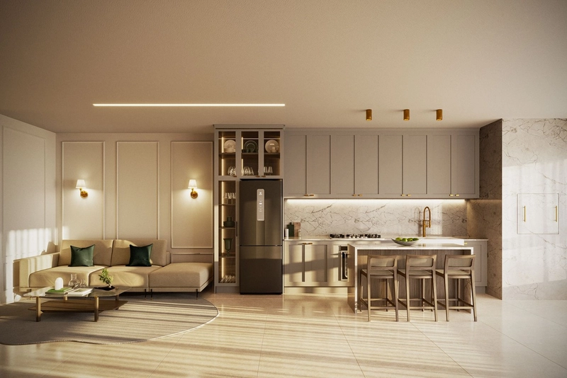 Apto de 3 quartos no Jardim Itália: 4ª foto da galeria de imagens do imóvel