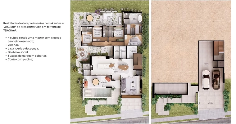 Casa na planta a venda no Condomínio Alta Vista: 5ª foto da galeria de imagens do imóvel
