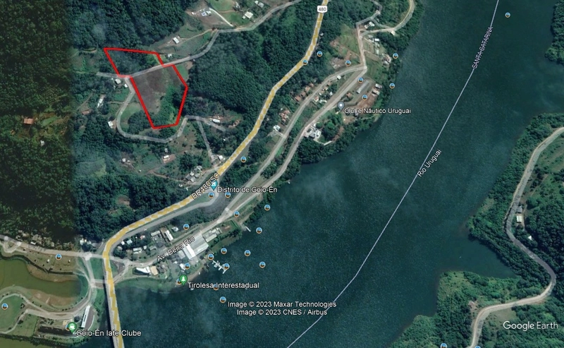 Área de terra com vista para o lago do Goio En: 11ª foto da galeria de imagens do imóvel
