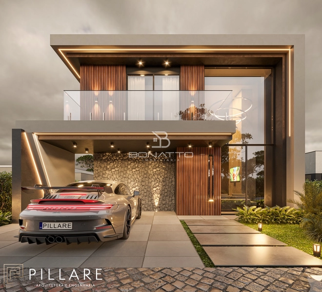 Casa beira lago no condomínio zen