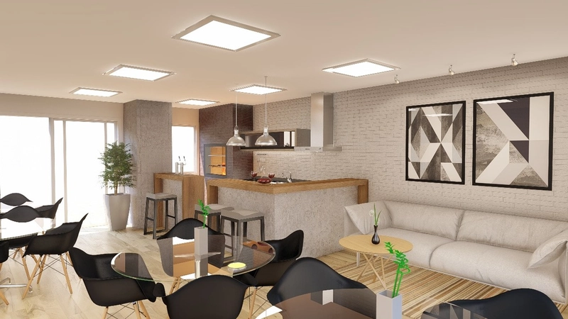 APARTAMENTO LATERAL EM EDIFÍCIO FRENTE MAR NA PRAIA CENTRAL: 1ª foto da galeria de imagens do imóvel