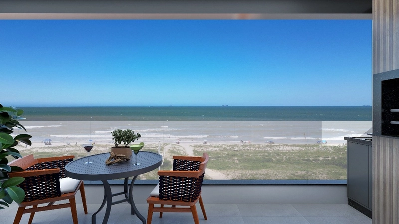 FRENTE MAR *** PLANTA *** MEIA PRAIA *** LANÇAMENTO: 8ª foto da galeria de imagens do imóvel