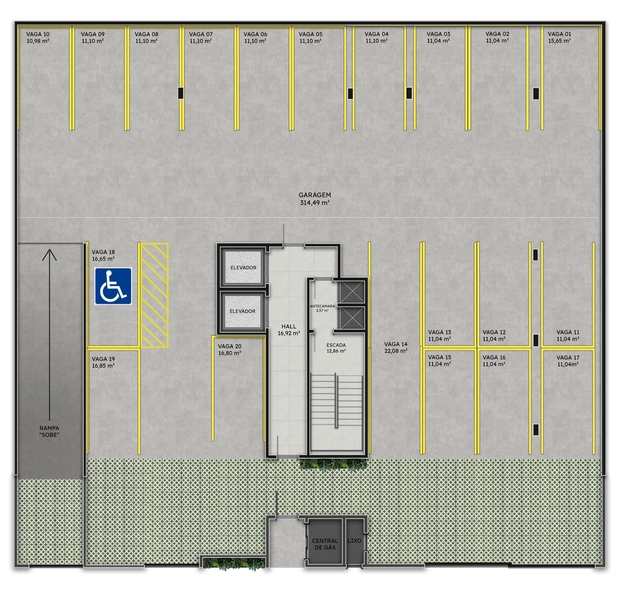 APARTAMENTO NA PLANTA NO CENTRO DE NAVEGANTES/SC: 16ª foto da galeria de imagens do imóvel