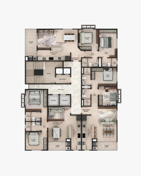 APARTAMENTOS NA PLANTA - GRAVATÁ/SC: 14ª foto da galeria de imagens do imóvel
