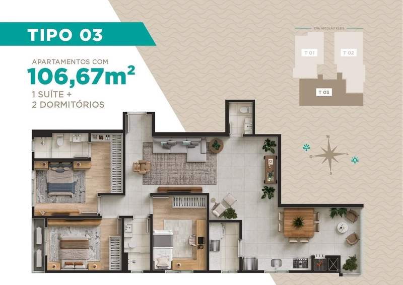 APARTAMENTO NA PLANTA A POUCOS METROS DO MAR: 17ª foto da galeria de imagens do imóvel
