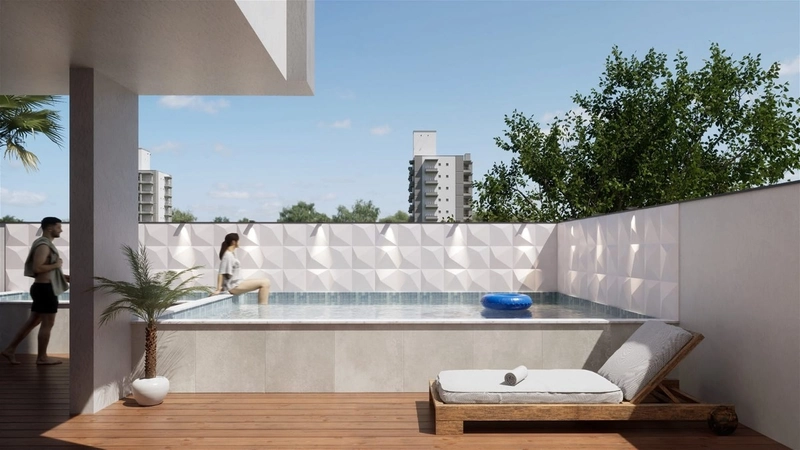APARTAMENTO NA PLANTA NO CENTRO DE NAVEGANTES: 2ª foto da galeria de imagens do imóvel