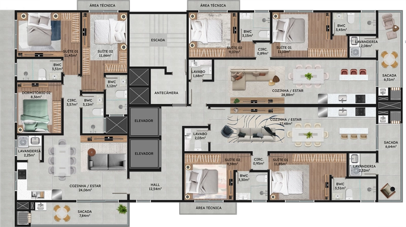 APARTAMENTOS NA PLANTA NO GRAVATÁ: 28ª foto da galeria de imagens do imóvel