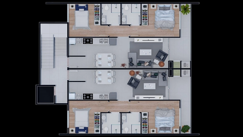 APARTAMENTO NA PLANTA - GRAVATÁ NAVEGANTES: 5ª foto da galeria de imagens do imóvel