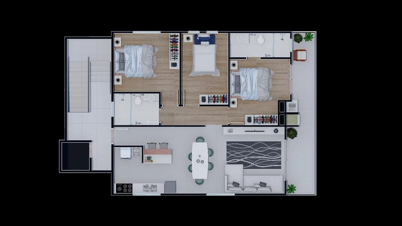 APARTAMENTO NA PLANTA - GRAVATÁ NAVEGANTES: 7ª foto da galeria de imagens do imóvel