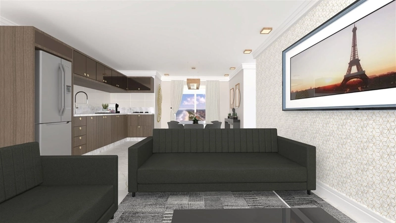 APARTAMENTO NA PLANTA - NA PRAIA DO GRAVATÁ/NAVEGANTES: 8ª foto da galeria de imagens do imóvel