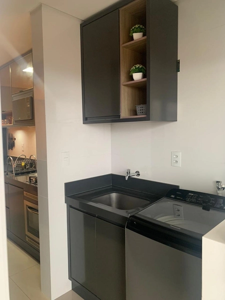 APARTAMENTO TOTALMENTE MOBILIADO - GRAVATÁ - NAVEGANTES: 4ª foto da galeria de imagens do imóvel