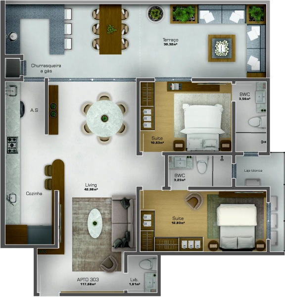 RESIDENCIAL AZZURRA - LANÇAMENTO NO CENTRO DE NAVEGANTES: 22ª foto da galeria de imagens do imóvel