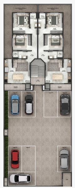 RESIDENCIAL VERSAILLES - GRAVATÁ - NAVEGANTES/SC: 5ª foto da galeria de imagens do imóvel