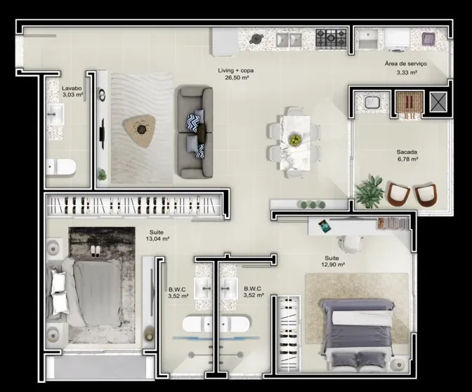 BELISSIMO APARTAMENTO NO CENTRO DE NAVEGANTES/SC.: 27ª foto da galeria de imagens do imóvel