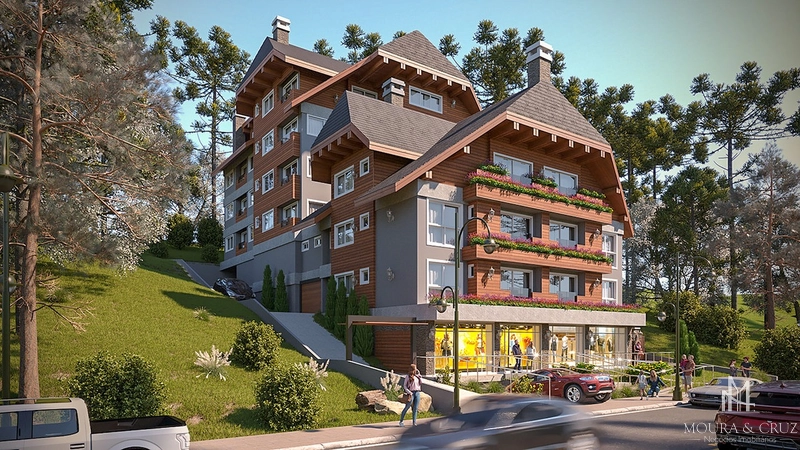 Apartamento 2 quartos no Centro de Gramado: 2ª foto da galeria de imagens do imóvel