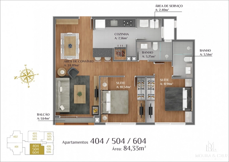 Apartamento 2 quartos no Centro de Gramado: 7ª foto da galeria de imagens do imóvel