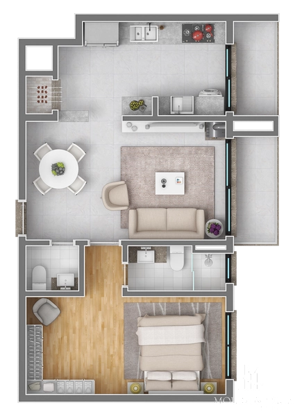 Apartamento 1 quarto no Centro de Canela: 19ª foto da galeria de imagens do imóvel
