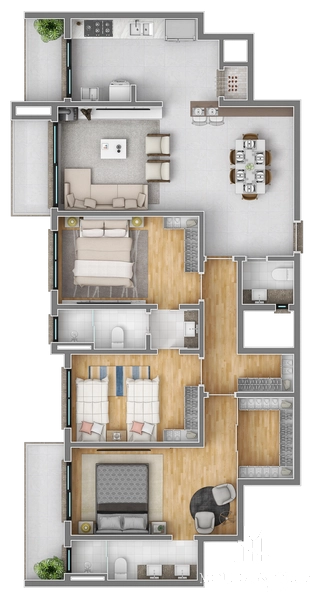 Apartamento 3 quartos no Centro de Canela: 28ª foto da galeria de imagens do imóvel