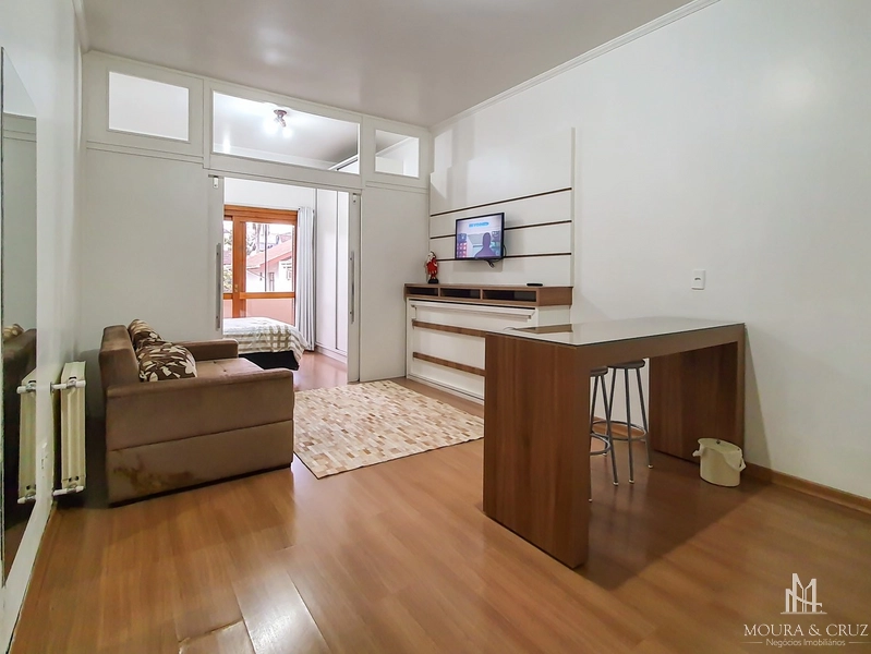 Apartamento 1 quarto mobiliado no Centro de Gramado: 3ª foto da galeria de imagens do imóvel