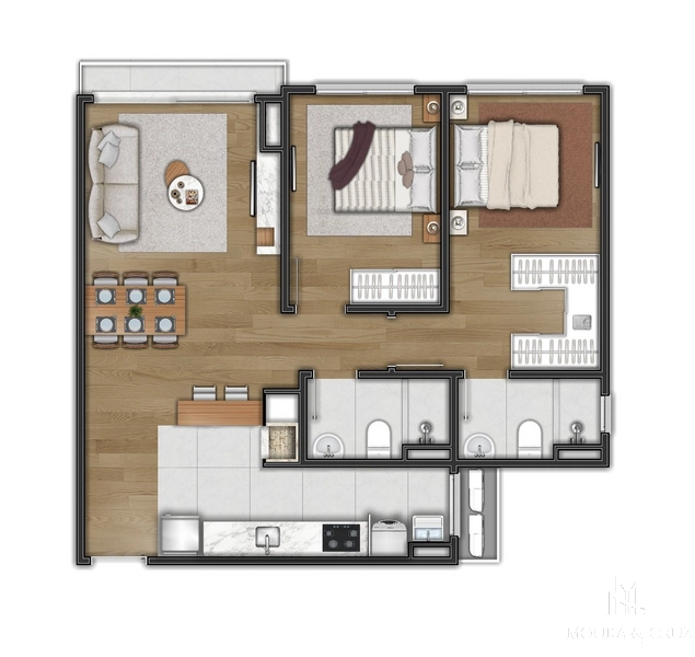 Apartamento 2 quartos no Centro de Canela: 16ª foto da galeria de imagens do imóvel