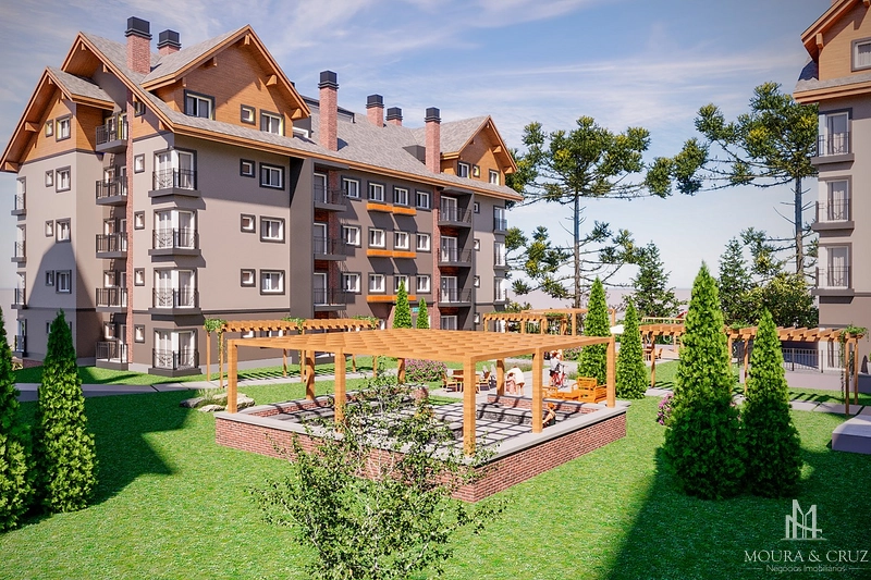 Apartamento 2 quartos em Gramado: 4ª foto da galeria de imagens do imóvel