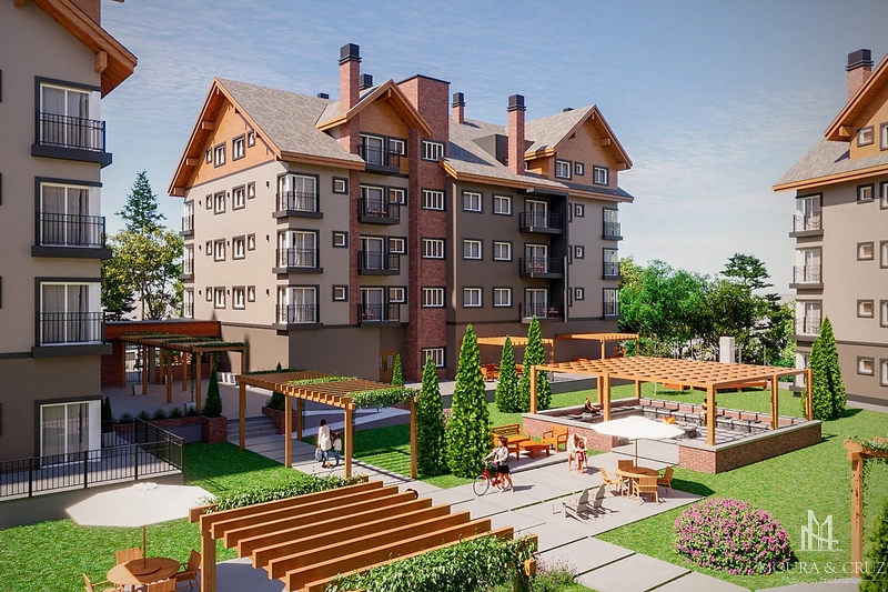 Apartamento Studio 1 quarto em Gramado: 1ª foto da galeria de imagens do imóvel