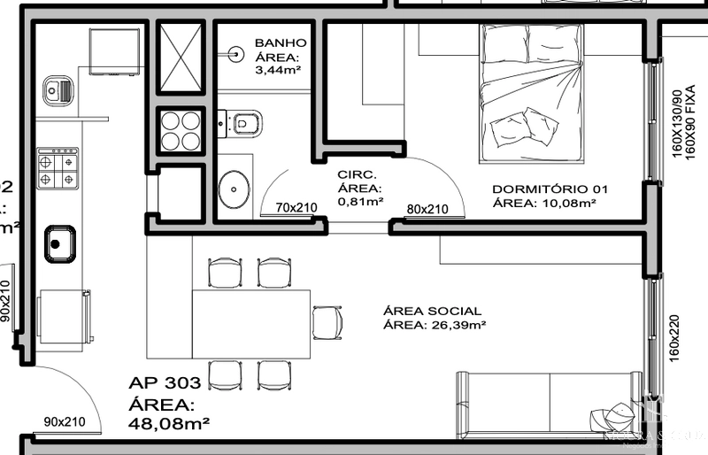 Apartamento 1 quarto no bairro Várzea Grande em Gramado: 17ª foto da galeria de imagens do imóvel