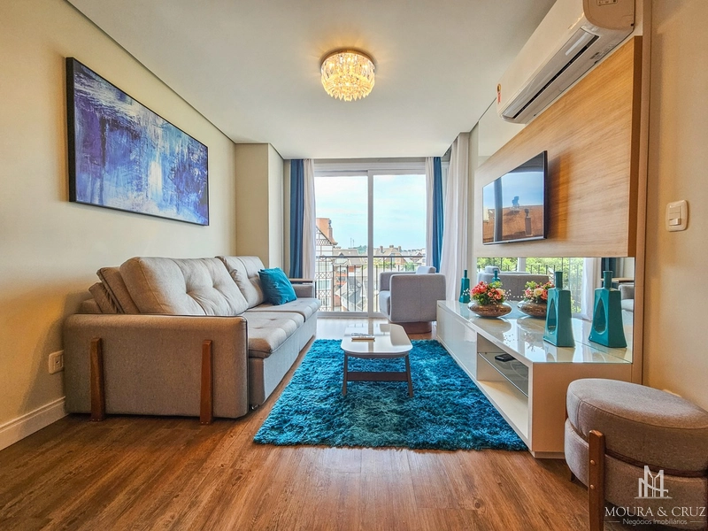 Apartamento Cobertura 1 quarto mobiliado em Gramado: 1ª foto da galeria de imagens do imóvel