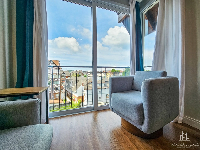 Apartamento Cobertura 1 quarto mobiliado em Gramado: 3ª foto da galeria de imagens do imóvel