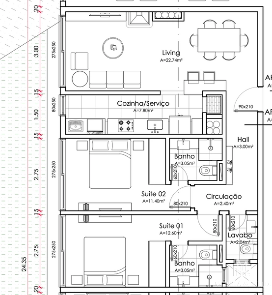Apartamento 2 quartos no Planalto em Gramado: 10ª foto da galeria de imagens do imóvel