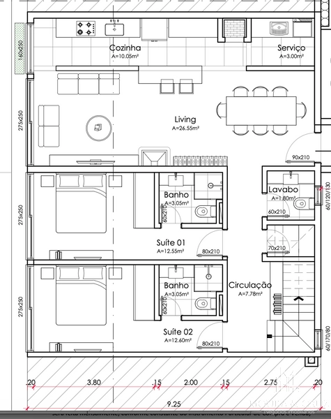 Apartamento Cobertura Duplex 3 quartos em Gramado: 10ª foto da galeria de imagens do imóvel