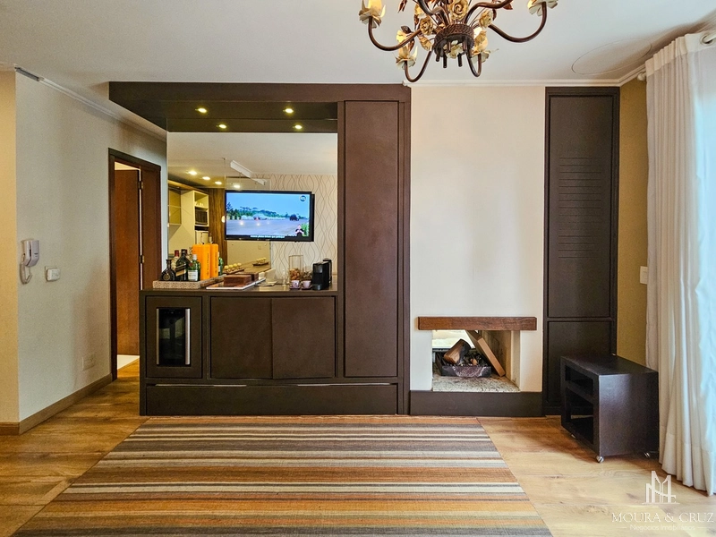 Apartamento 1 quarto mobiliado no Knorr Ville em Gramado: 2ª foto da galeria de imagens do imóvel