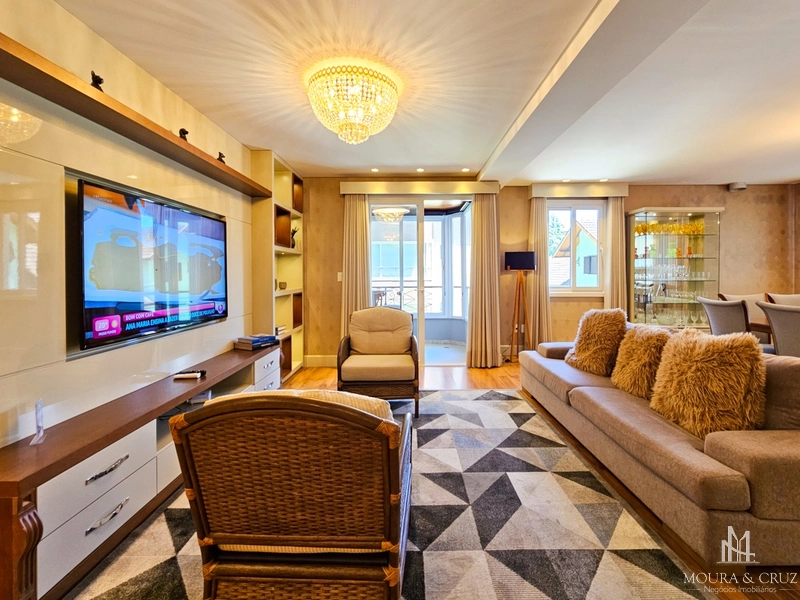 Apartamento 3 quartos mobiliado no Centro de Gramado: 4ª foto da galeria de imagens do imóvel