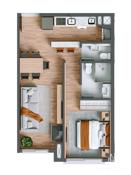 Apartamento 1 quarto no Planalto em Gramado: 21ª foto da galeria de imagens do imóvel