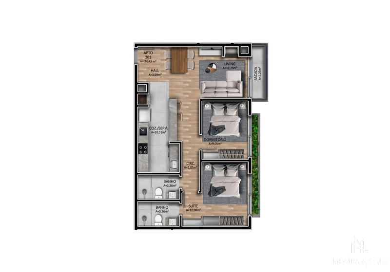 Apartamento 2 quartos no Centro de Canela: 16ª foto da galeria de imagens do imóvel