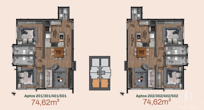 Apartamento 2 quartos em Canela: 21ª foto da galeria de imagens do imóvel