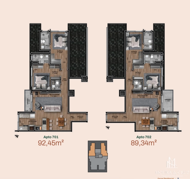 Apartamento Cobertura 2 quartos em Canela: 21ª foto da galeria de imagens do imóvel