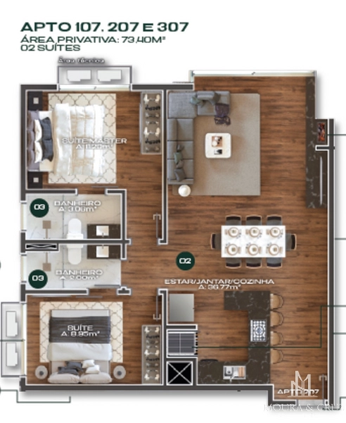 Apartamento 2 quartos no bairro Floresta em Gramado: 15ª foto da galeria de imagens do imóvel