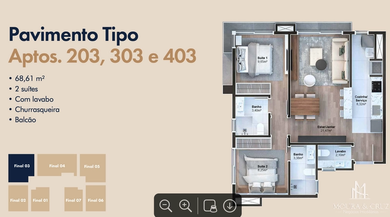 Apartamento 2 quartos em Gramado: 9ª foto da galeria de imagens do imóvel