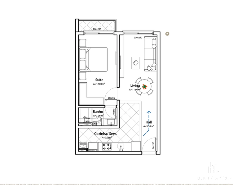 Apartamento 1 quarto no Centro de Canela: 13ª foto da galeria de imagens do imóvel