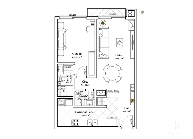 Apartamento 1 quarto no Centro Canela: 14ª foto da galeria de imagens do imóvel