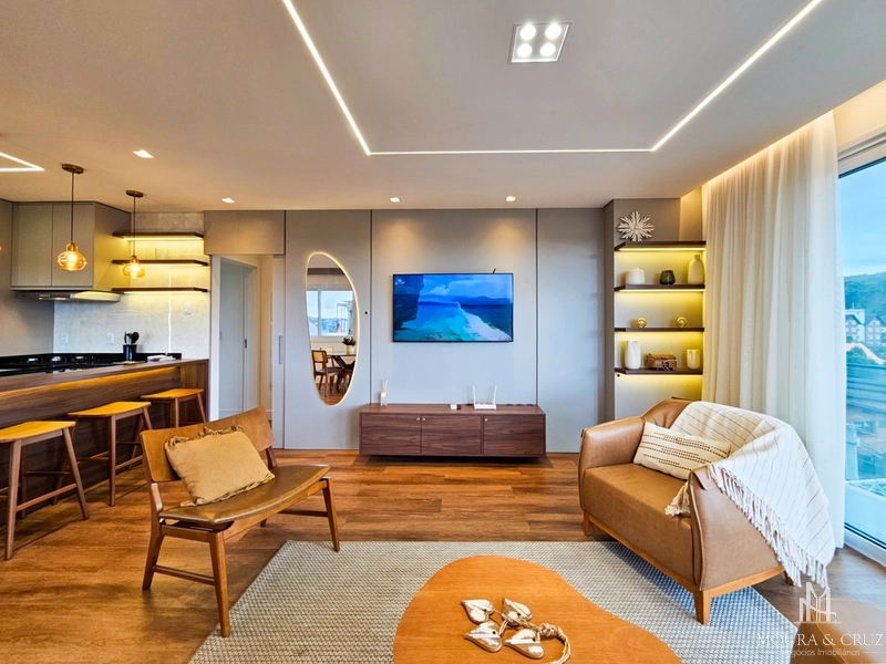 Apartamento mobiliado 2 quartos no Centro de Gramado: 2ª foto da galeria de imagens do imóvel