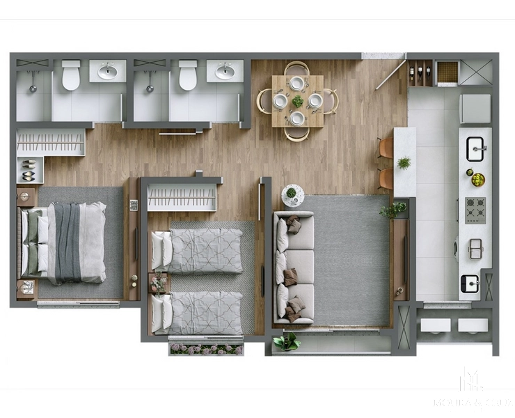 Apartamento 2 quartos no bairro Várzea Grande em Gramado: 15ª foto da galeria de imagens do imóvel