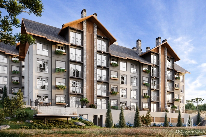 Apartamento 1 quarto no bairro Várzea Grande em Gramado: 2ª foto da galeria de imagens do imóvel