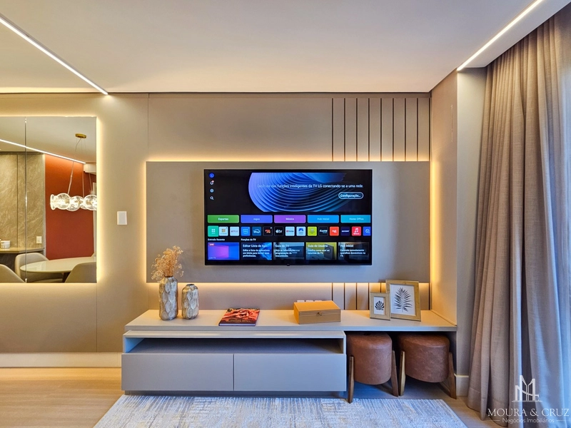 Apartamento 2 quartos mobiliado no Centro de Gramado: 2ª foto da galeria de imagens do imóvel