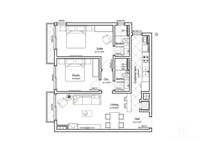 Apartamento 2 quartos no Centro de Canela: 14ª foto da galeria de imagens do imóvel