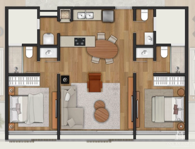 Apartamento 2 quartos no Bavária em Gramado: 24ª foto da galeria de imagens do imóvel