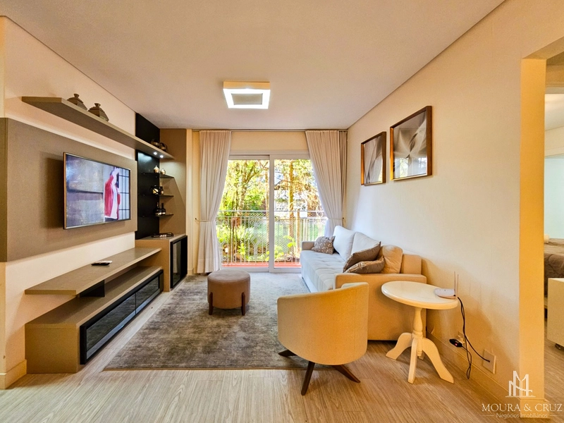 Apartamento mobiliado 2 quartos no Centro de Gramado: 1ª foto da galeria de imagens do imóvel