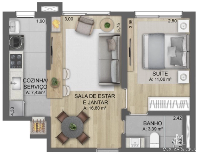 Apartamento 1 quarto no Centro de Gramado!: 10ª foto da galeria de imagens do imóvel